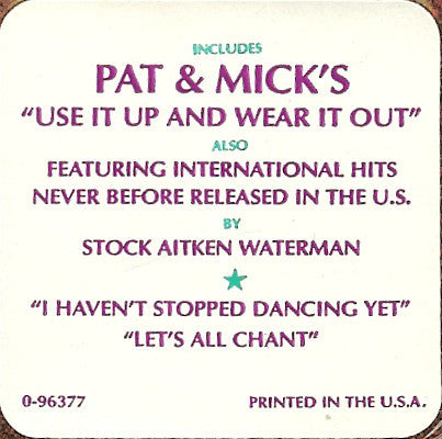 Pat & Mick : Use It Up And Wear It Out (12")