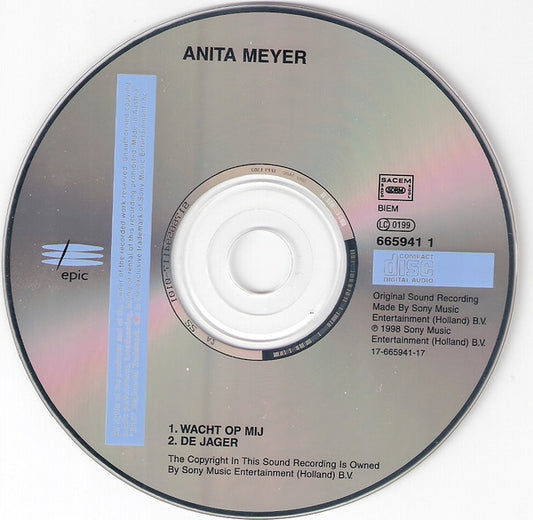 Anita Meyer : Wacht Op Mij (CD, Single)