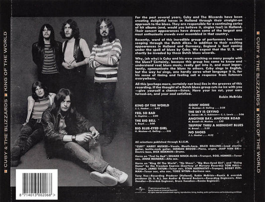 Cuby + Blizzards : King Of The World (CD, Comp, Ltd, RE)