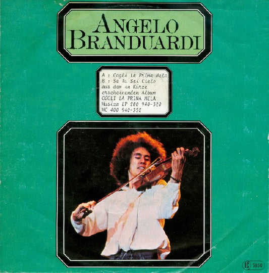 Angelo Branduardi : Cogli La Prima Mela (7", Single)