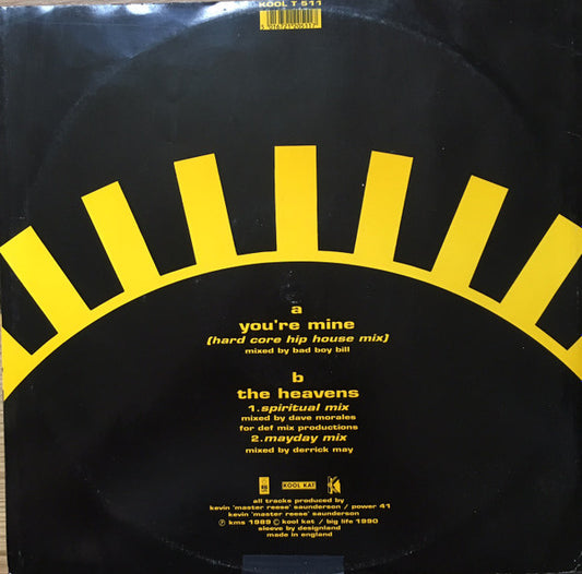 Reese Featuring M.C. Slow Mello Flo : You're Mine (12", Single)