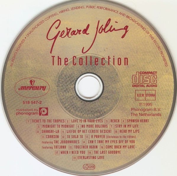 Gerard Joling : The Collection: 1985-1995 (CD, Comp)