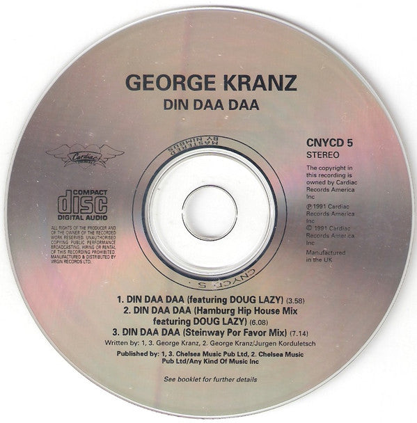 George Kranz : Din Daa Daa (CD, Maxi)
