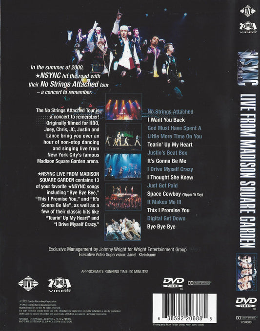*NSYNC : Live From Madison Square Garden (DVD-V, PAL)