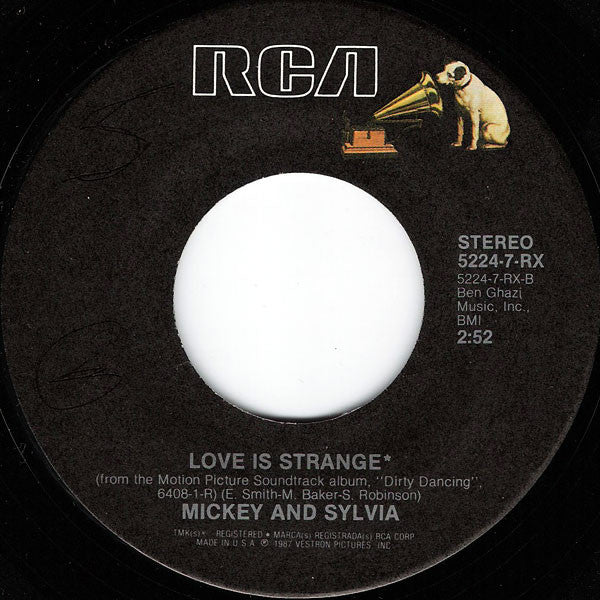 Bill Medley & Jennifer Warnes / Mickey & Sylvia : (I've Had) The Time Of My Life (Love Theme) / Love Is Strange (7")