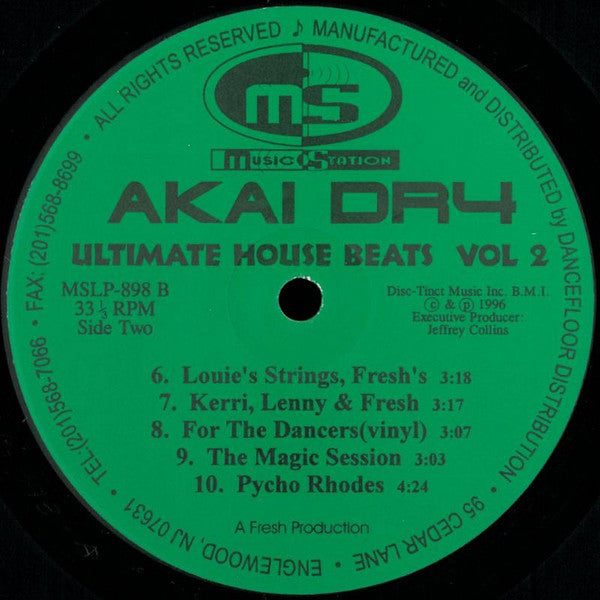 Akai Dr4 : Ultimate House Beats Volume Two (12")