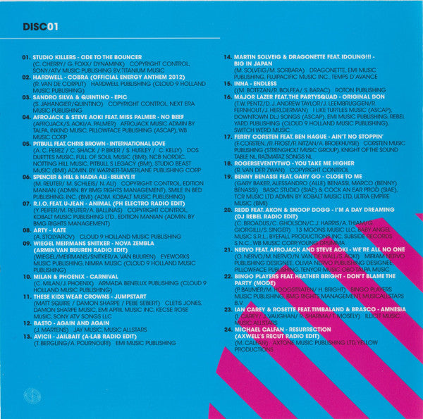 Various : Grand Slam! 2012 Volume 1 (CD, Comp + CD, Comp, Mixed)