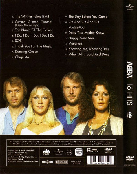 ABBA : 16 Hits (DVD-V, Comp, NTSC)