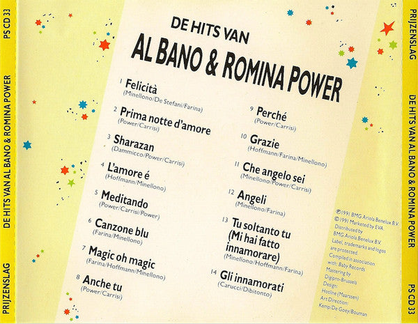 Al Bano & Romina Power : De Hits Van (CD, Comp)