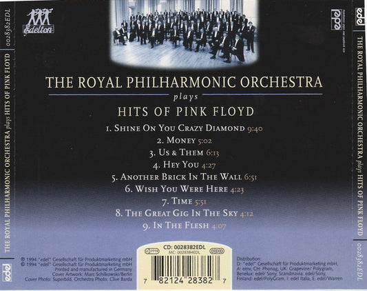Royal Philharmonic Orchestra : Plays Hits Of Pink Floyd (CD)