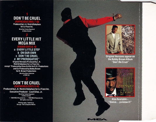 Bobby Brown : Don't Be Cruel / Every Little Hit Mega Mix (CD, Maxi)