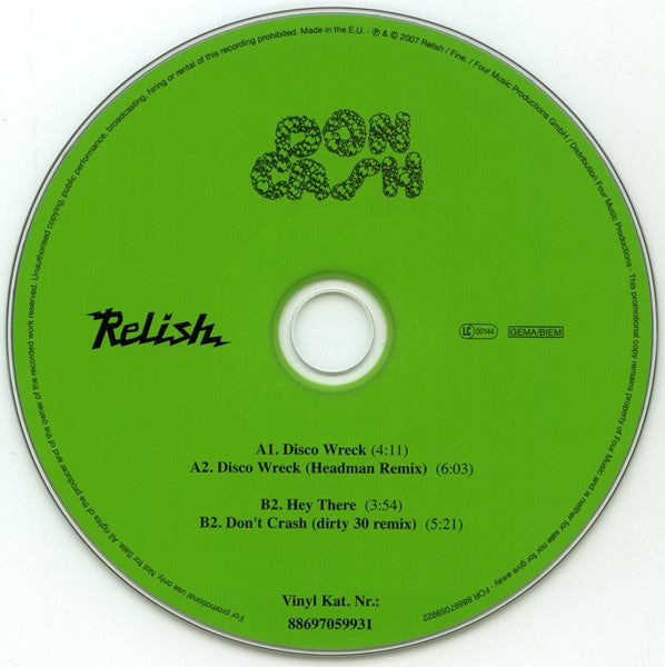 Don Cash : Disco Wreck (CD, Maxi, Promo)