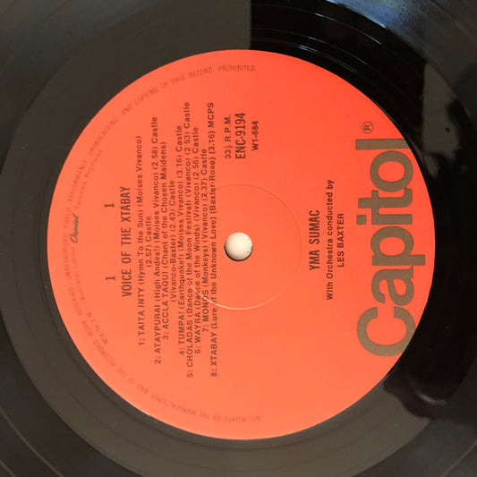 Yma Sumac : Voice Of The Xtabay (LP, Album, Comp, Mono, RE)