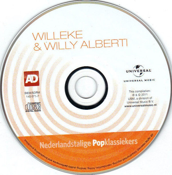 Willy & Willeke Alberti : Nederlandstalige Popklassiekers (CD, Comp)