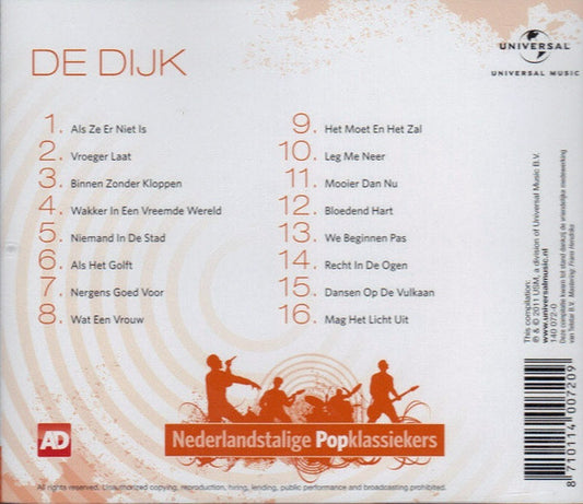 De Dijk : Nederlandstalige Popklassiekers (CD, Comp)