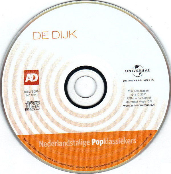 De Dijk : Nederlandstalige Popklassiekers (CD, Comp)