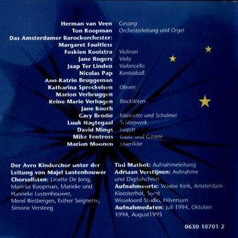 Herman van Veen & Ton Koopman : Weihnachten Mit (CD, Album)