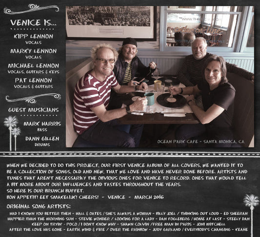 Venice (7) : Brunch Buffet - Tasty Covers (CD, Album)