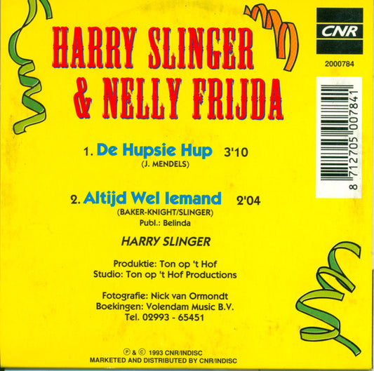 Harry Slinger & Nelly Frijda : De Hupsie Hup (CD, Single, Car)