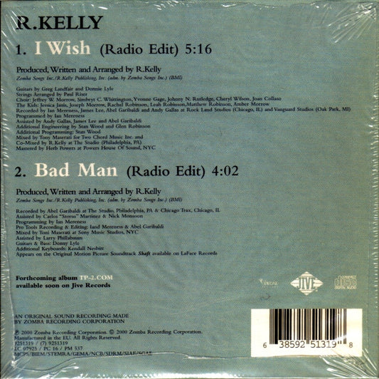 R. Kelly : I Wish (CD, Single)