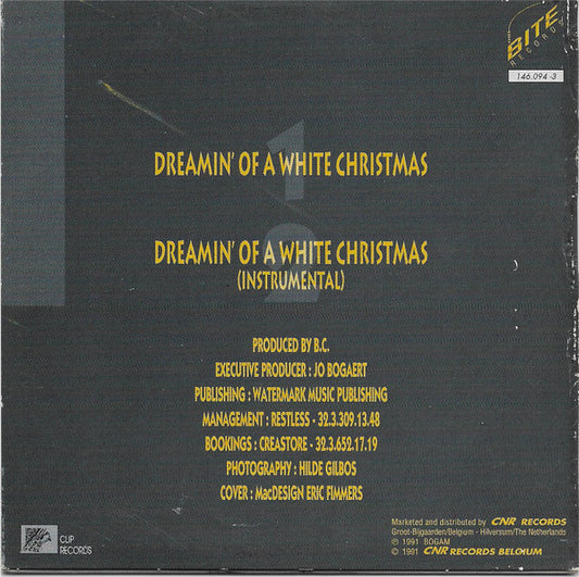 B.C. & The Basic Boom : Dreamin' Of A White Christmas (CD, Single)