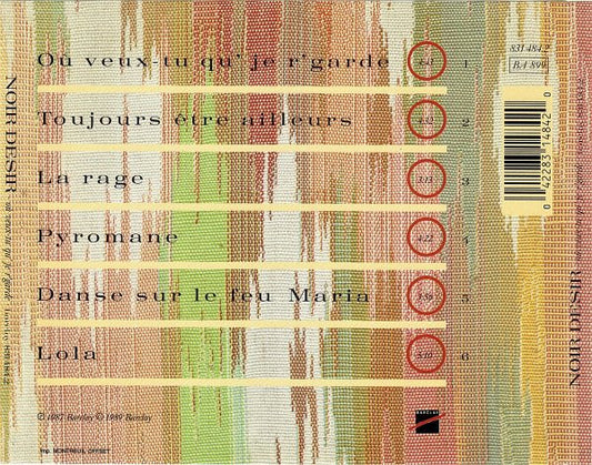 Noir Désir : Où Veux-tu Qu'je R'garde (CD, MiniAlbum, RE, PDO)