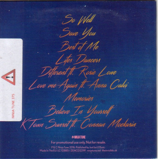 The Invisible (2) : Patience (CDr, Album, Num, Promo)