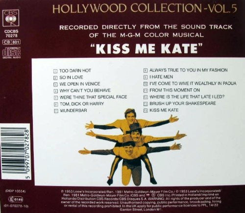 Various : Kiss Me Kate (CD, Album, RE)