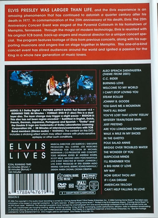 Elvis Presley : Elvis Lives (DVD-V, PAL)