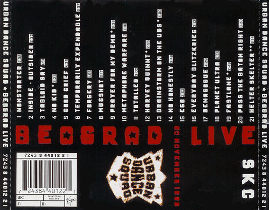 Urban Dance Squad : Beograd Live (CD, Album)