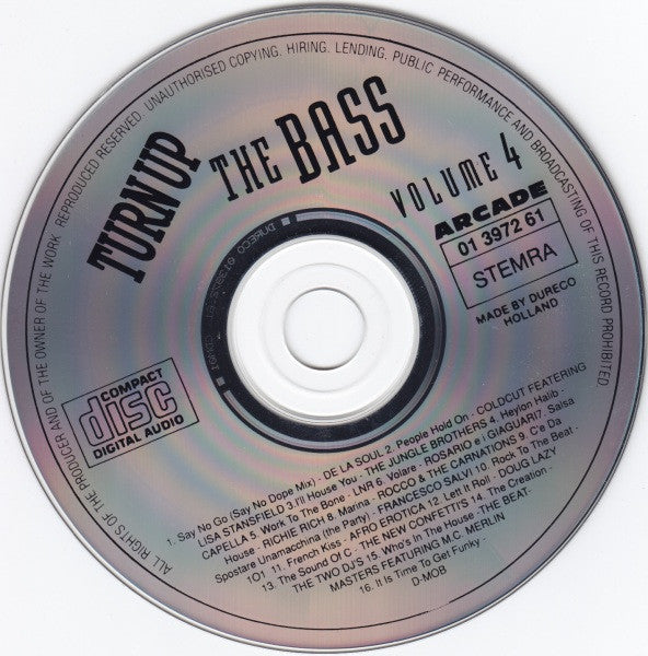 Various : Turn Up The Bass Volume 4 (CD, Comp)