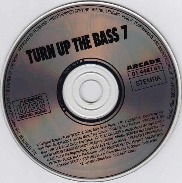Various : Turn Up The Bass Volume 7 (CD, Comp)