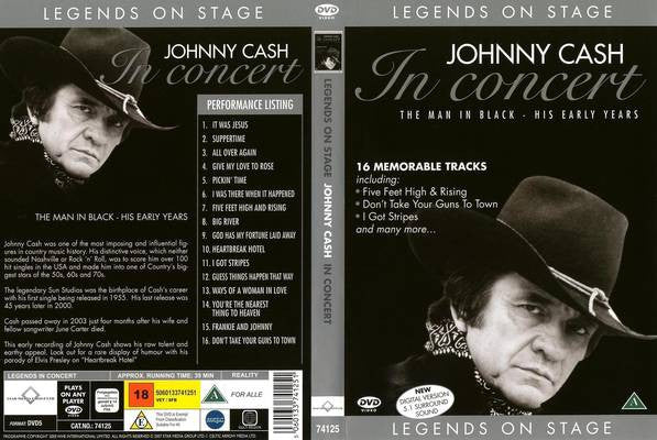 Johnny Cash : In Concert (The Man In Black - His Early Years) (DVD-V)