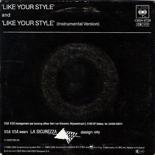 Via-Via : Like Your Style (7", Single)