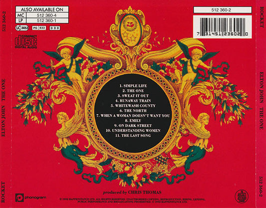 Elton John : The One (CD, Album)