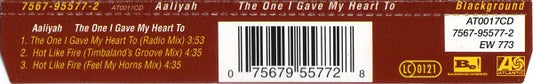 Aaliyah : The One I Gave My Heart To / Hot Like Fire (CD, Single)