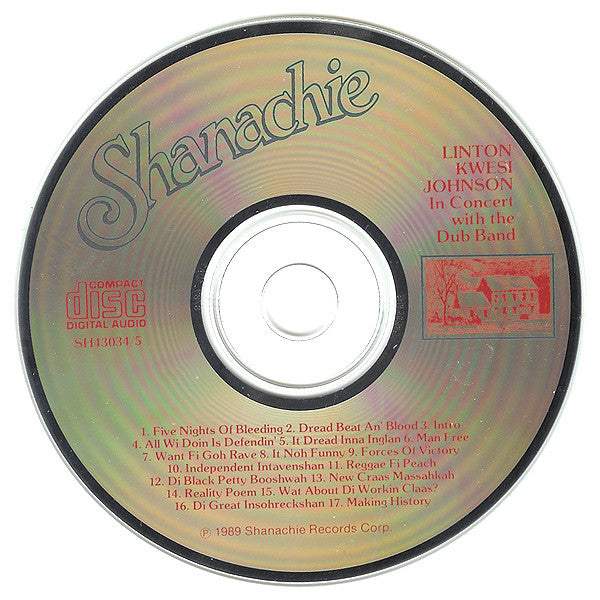 Linton Kwesi Johnson : In Concert (CD, Album, RE)