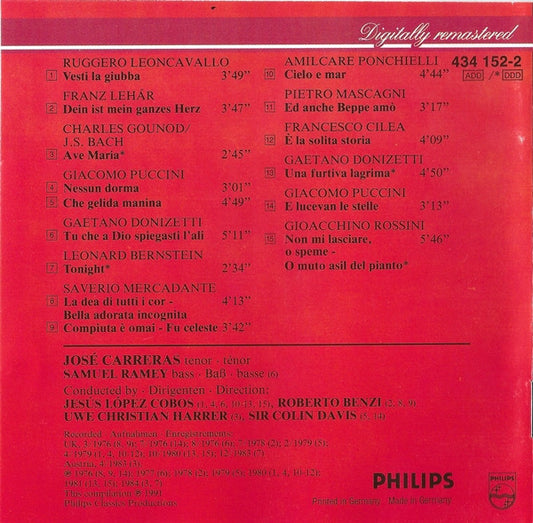 José Carreras : Classics (CD, Comp, RM)