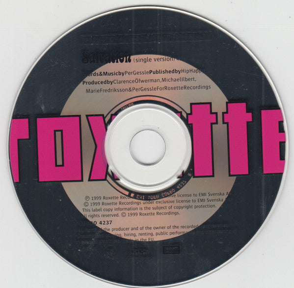 Roxette : Salvation (CD, Single, Promo)