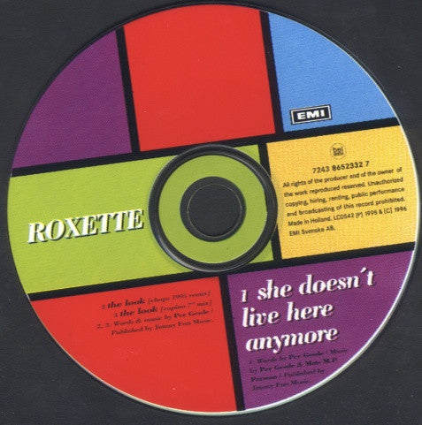 Roxette : She Doesn't Live Here Anymore (CD, Maxi)