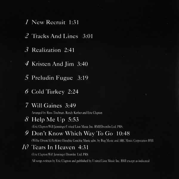 Eric Clapton : Music From The Motion Picture Soundtrack - Rush (CD, Album)