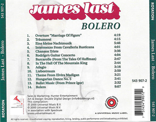 James Last : Bolero (CD, Comp)