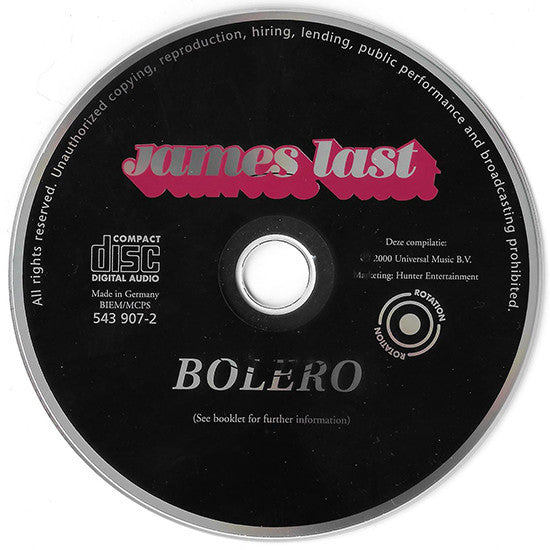 James Last : Bolero (CD, Comp)