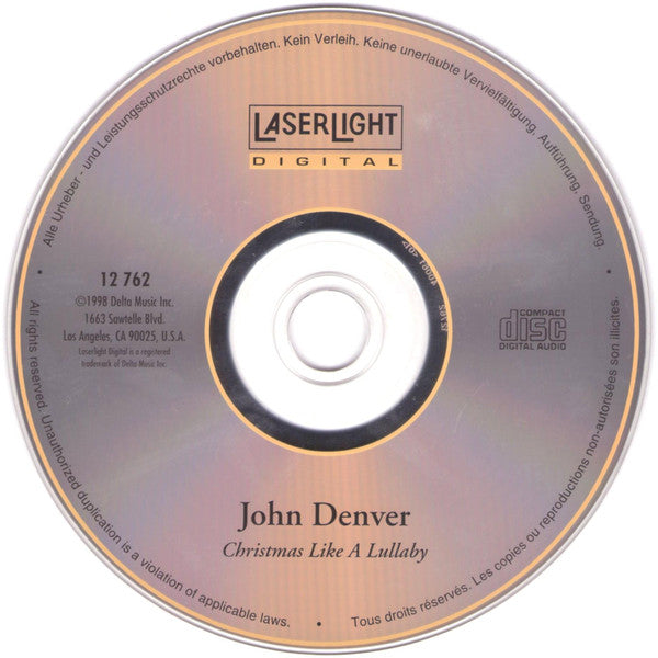 John Denver : Christmas Like A Lullaby (CD, Album, RE)