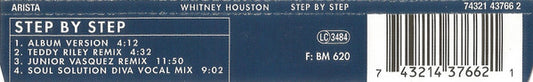 Whitney Houston : Step By Step (CD, Single)