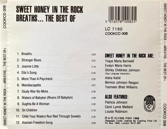 Sweet Honey In The Rock : Breaths... The Best Of (CD, Comp)
