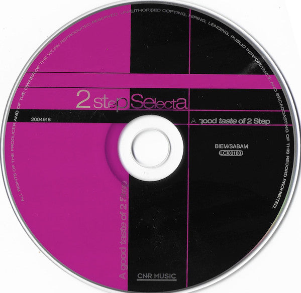 Various : 2 Step Selecta - A Good Taste Of 2 Step (CD, Comp, Mix)