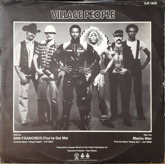Village People : San Francisco (You've Got Me) / Macho Man (12")