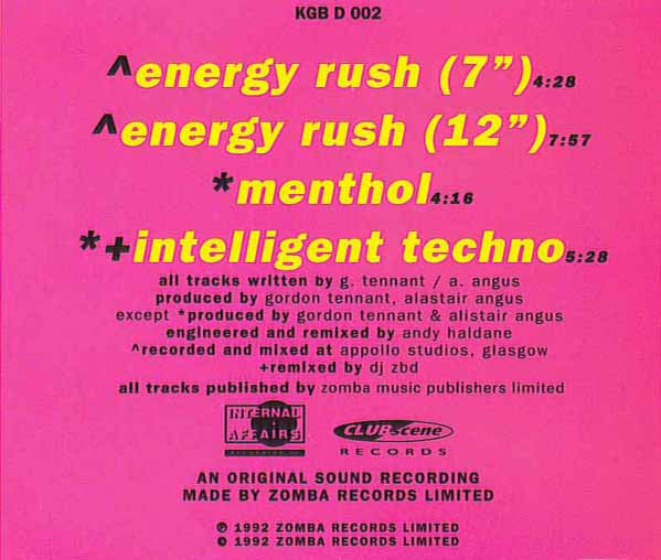 Suburban Delay : Energy Rush (CD, Single)