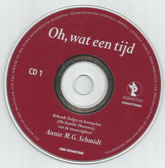 Annie M.G. Schmidt, Familie Doorsnee : Oh, Wat Een Tijd (2xCD)